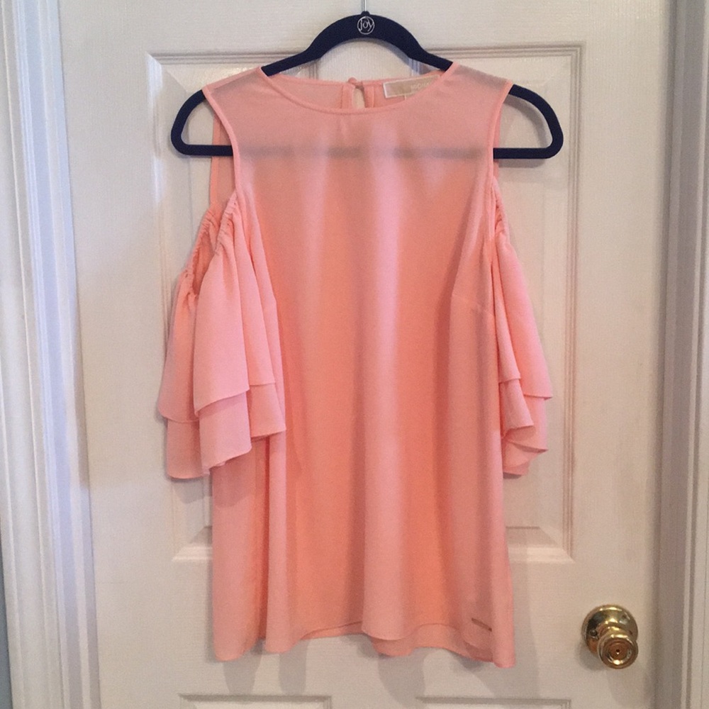 Michael Kors cold shoulder blouse